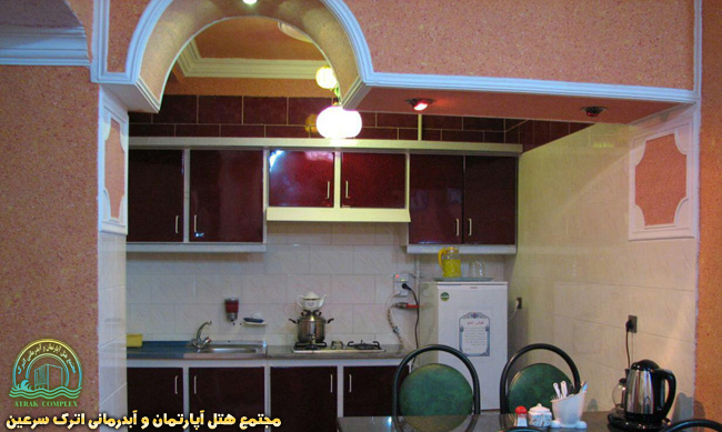 آشپزخانه آپارتمان های یک خوابه 4 تخته